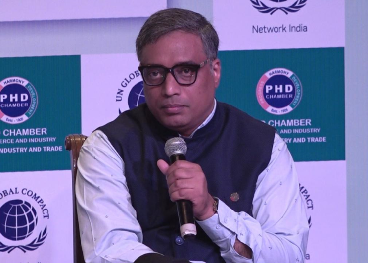 Soumya at the PHD and UNGC Conference, New Delhi, 2024